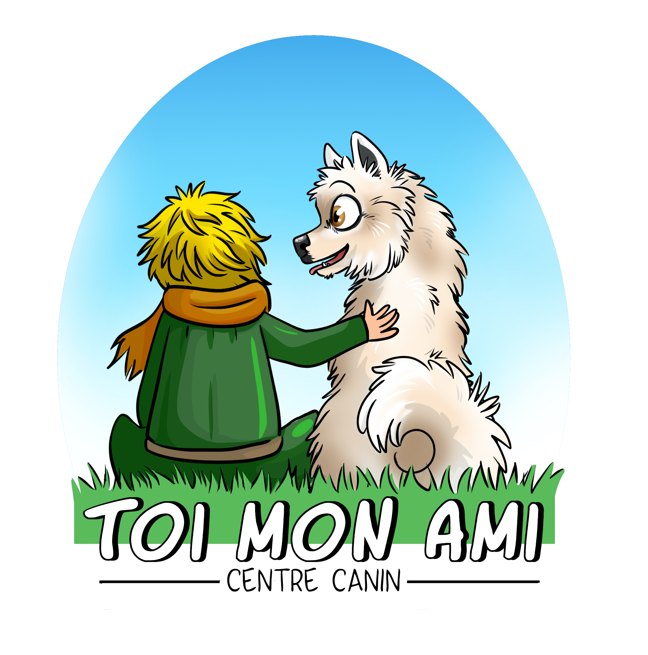 Logo du centre canin Toi Mon Ami